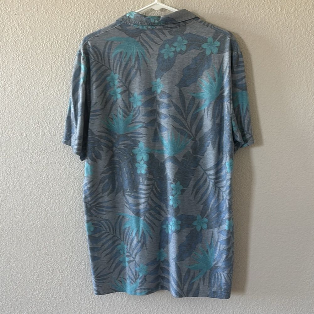 Travis Mathews Tropical Print Polo Size Large - image 4